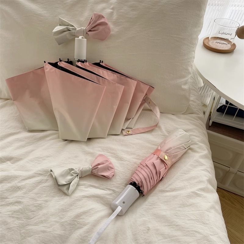 Women's Foldable Umbrella with User-Friendly Opening Mechanism Bowlift