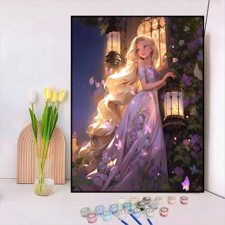 Disney-Inspired DIY Paint by Numbers Canvas Kit Bowlift