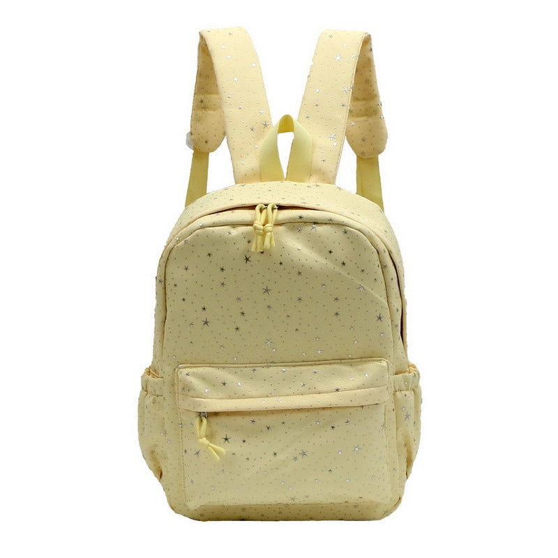 Star-Patterned Academic Backpack Bowlift