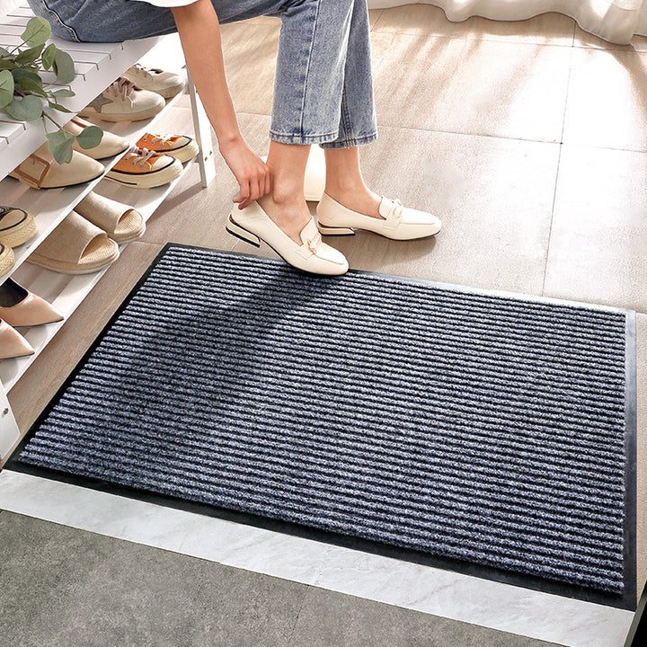 Striped Non-Slip Entry Mat Bowlift