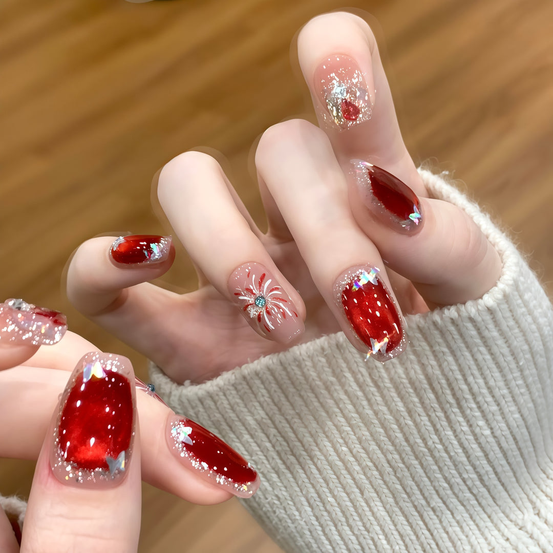 Glittering artificial nails Bowlift
