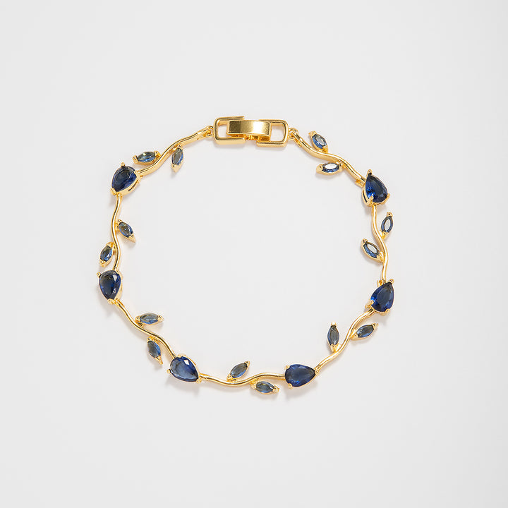 Elegant Floral Design Statement Bracelet Bowlift