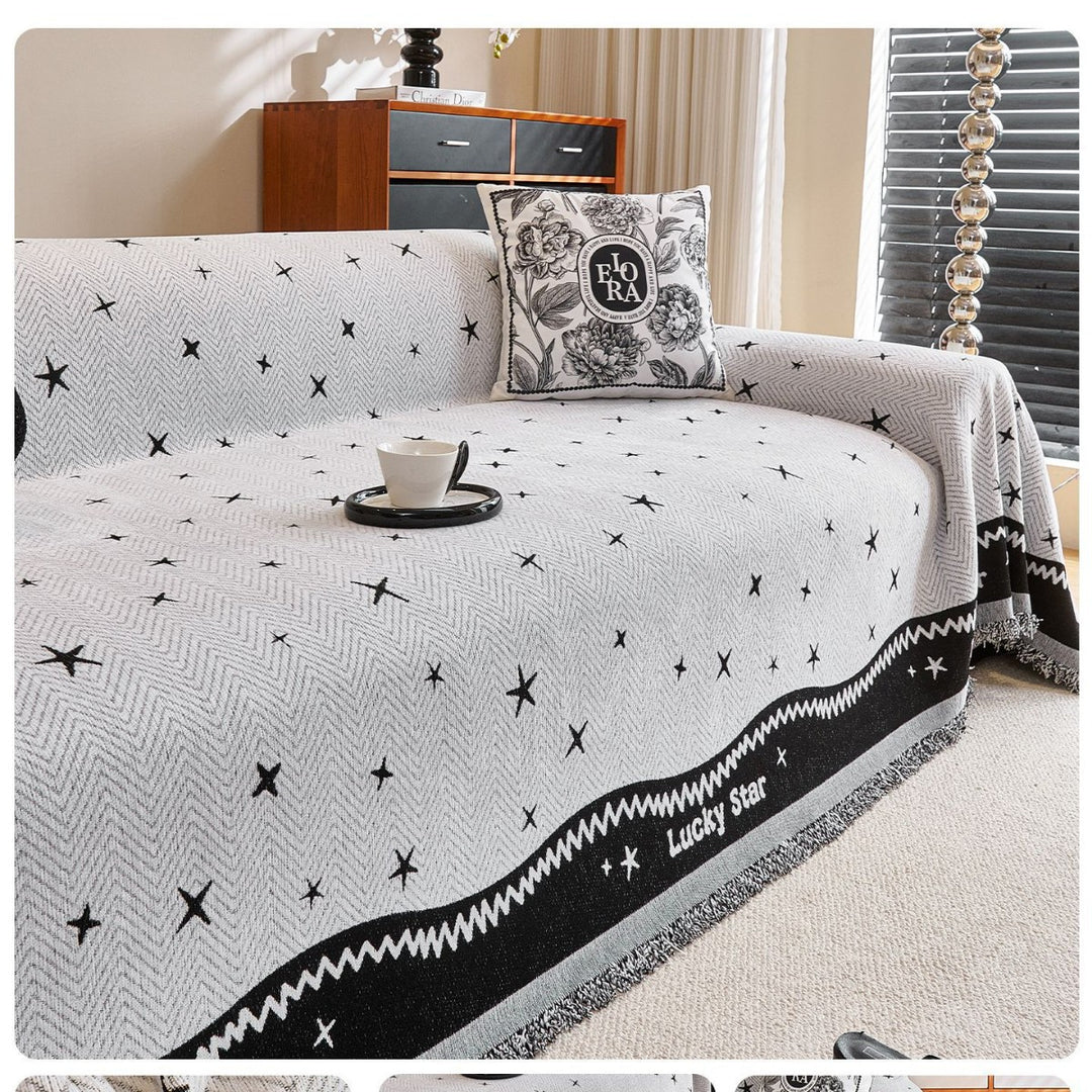 Decorative Knitted Throw Blanket