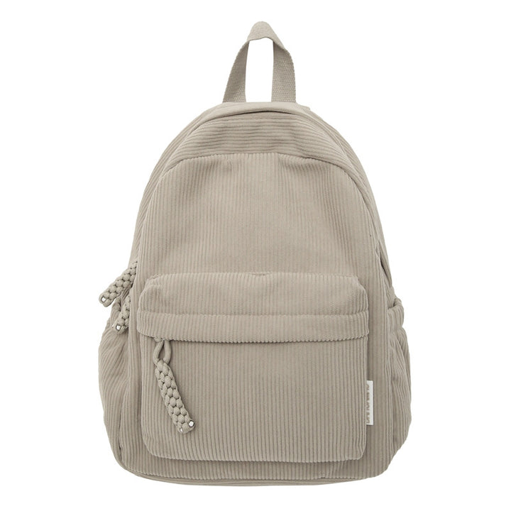 Corduroy Textured Mini School Backpack Bowlift