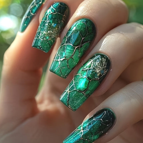 Artistic Marble Effect Nail Art Bowlift