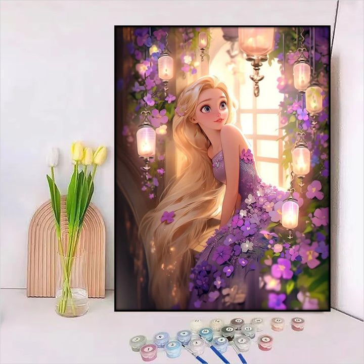 Disney-Inspired DIY Paint by Numbers Canvas Kit Bowlift