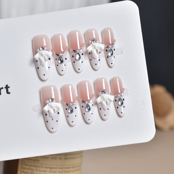 Decorative Animal Print Press-On Nail Set Bowlift