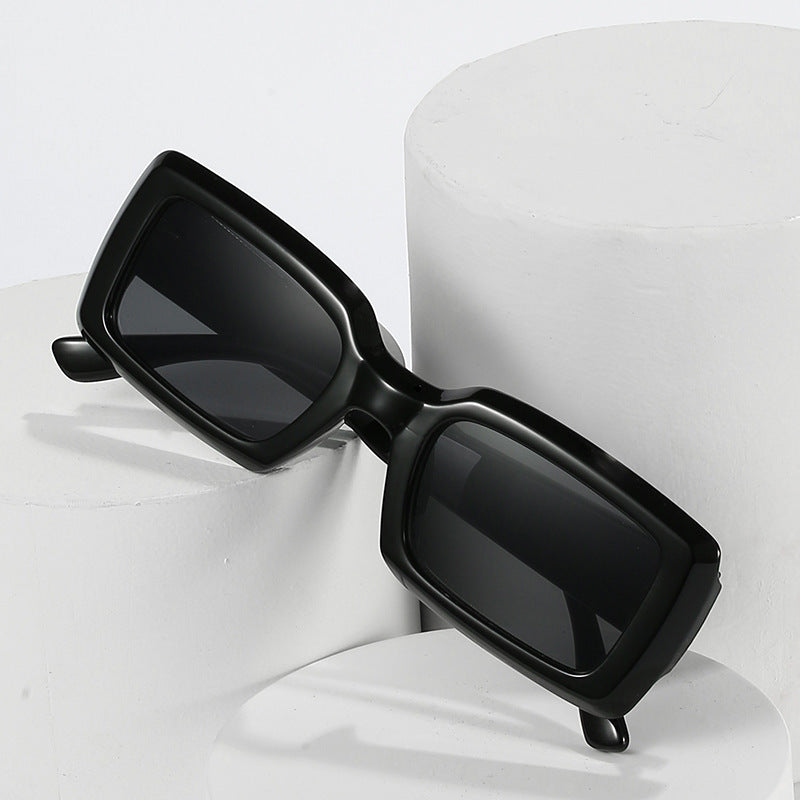 Oversized Geometric Sunglasses with Gradient Lenses Bowlift