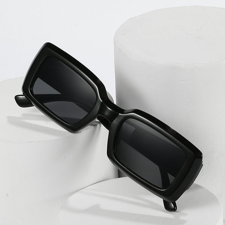 Oversized Geometric Sunglasses with Gradient Lenses Bowlift