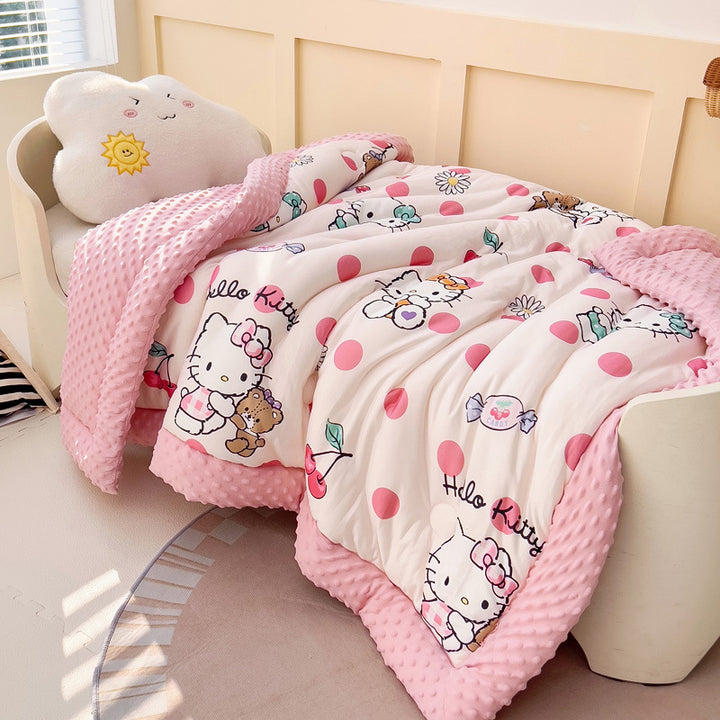 Girls cuddly blanket with versatile animal motif Bowlift