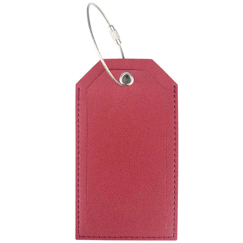 Women’s luggage tag made of durable leather with stainless steel closure Bowlift