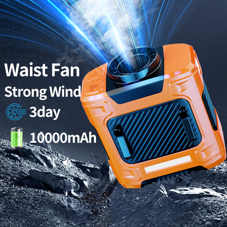 Unisex Portable Waist Fan with Powerful Wind Bowlift