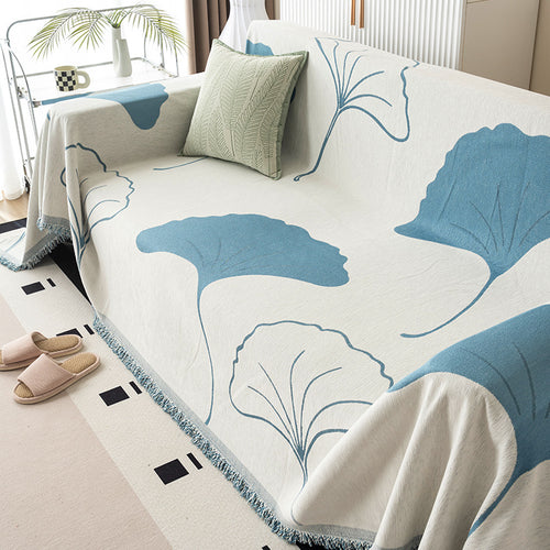 Elegant Flower Pattern Throw Blanket