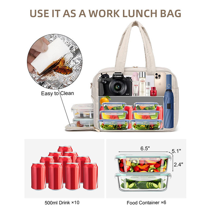 Insulated Lunch Tote Bag Bowlift