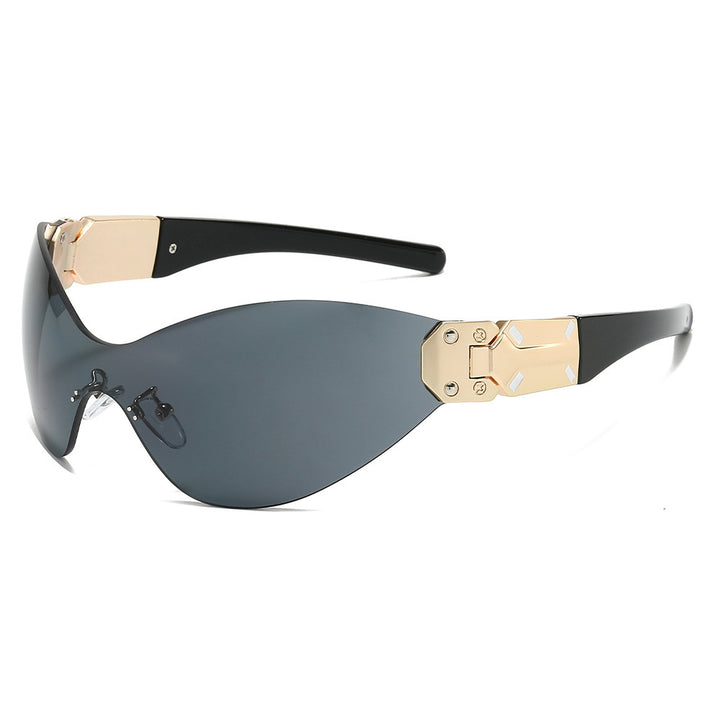 High-Performance Retro Shield Sunglasses Bowlift