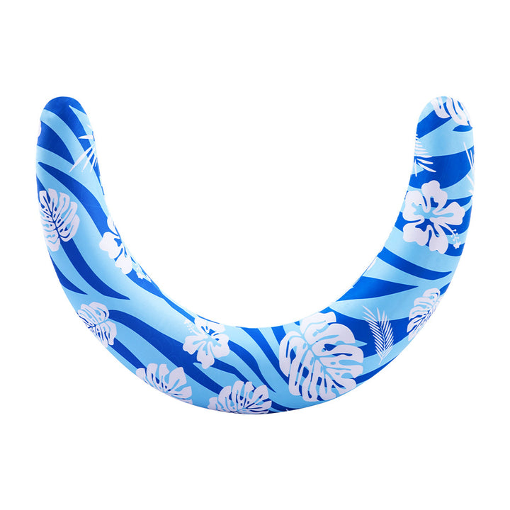 Unisex Inflatable Swimming Ring with Floral Design Bowlift