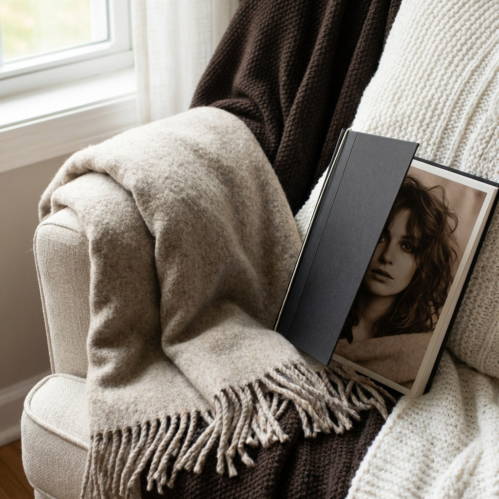 Ladies Elegant Scarf made of soft Cashmere Bowlift