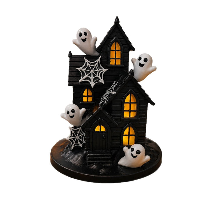 Halloween Deco House with spooky ghosts Bowlift