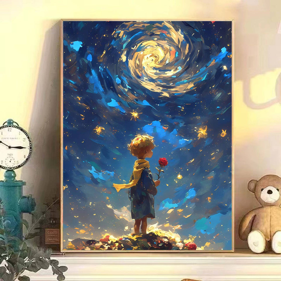 Whimsical Character Canvas Art Print Bowlift