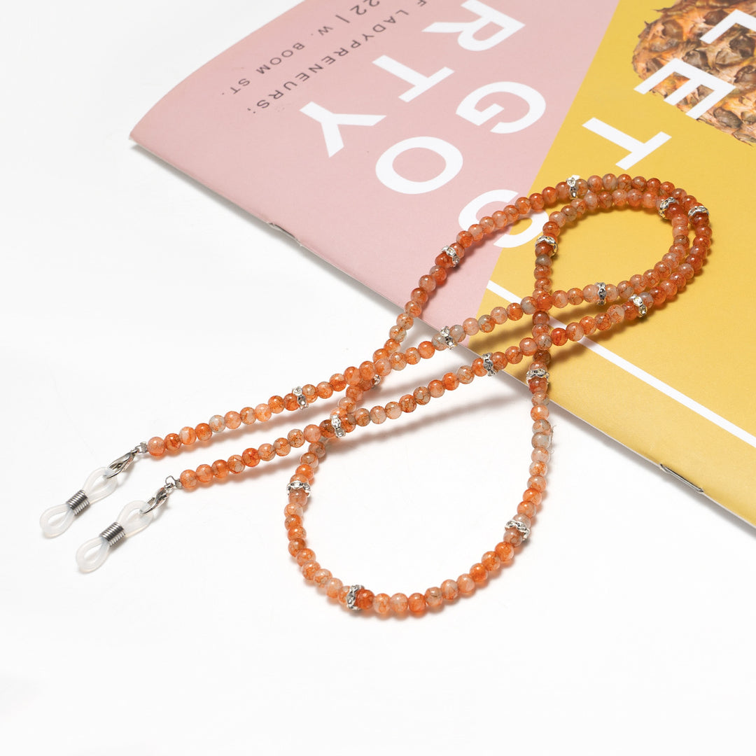 Elegant Beaded Eyewear Holder Chain Bowlift