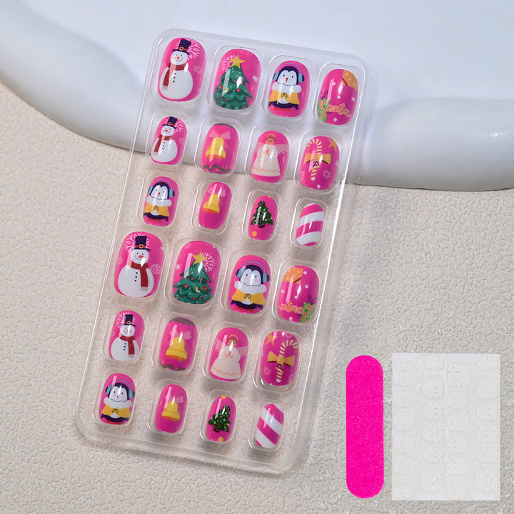 Themed Summer Beach Nail Art Press-On Nails Bowlift