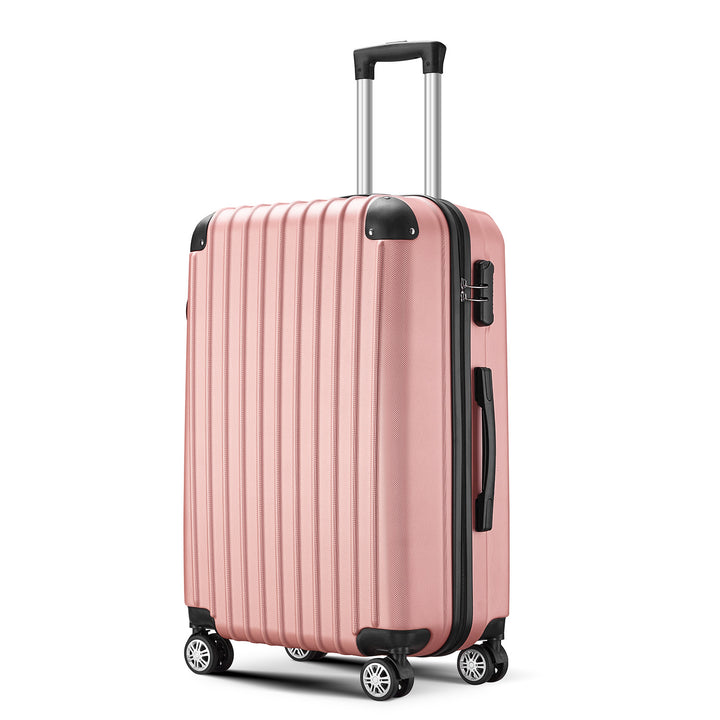 Unisex Durable Hard Shell Rolling Suitcase Bowlift