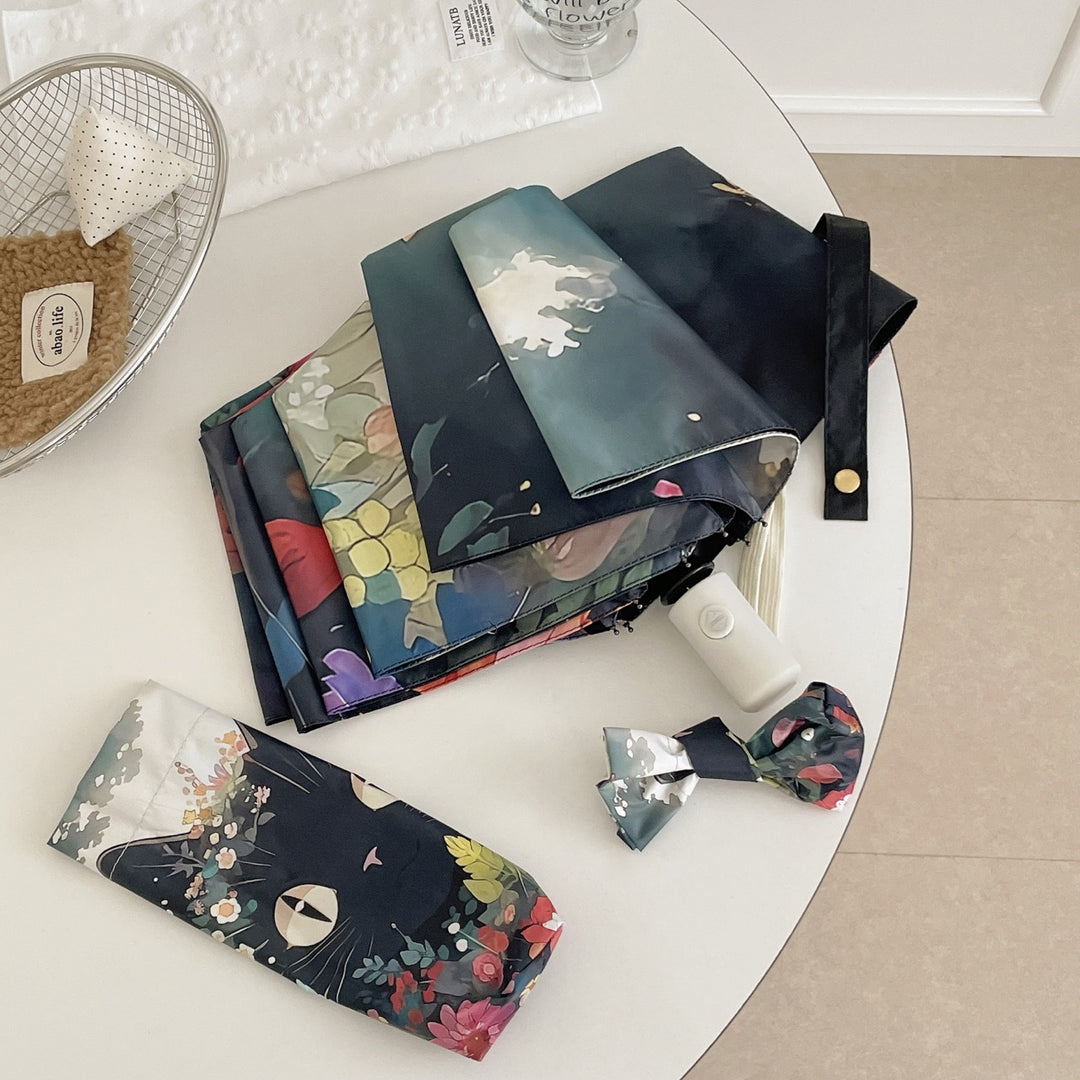 Women's Foldable Shoulder Bag with Colorful Design Bowlift
