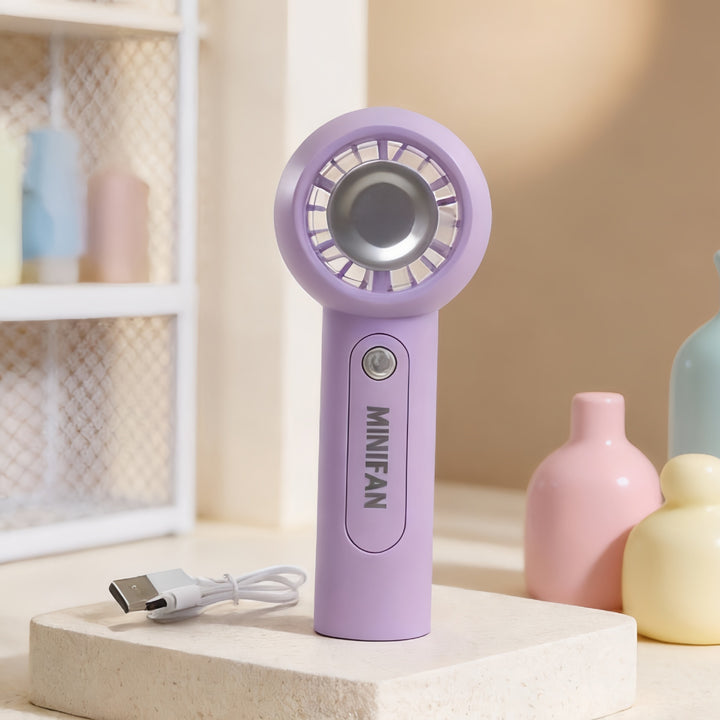 Women Portable USB Mini Fan with Innovative Design Bowlift