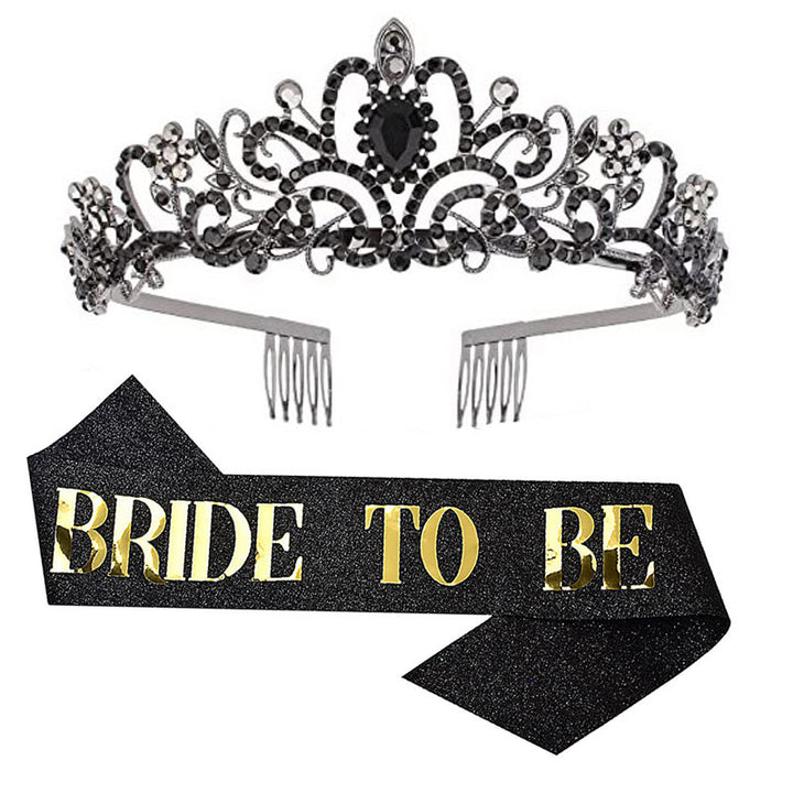 Ladies Crystal Embellished Bridal Tiara Bowlift