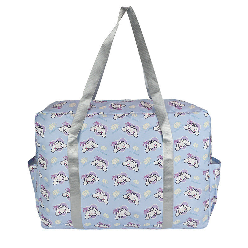 Playful Patterned Overnight Tote Bag Bowlift