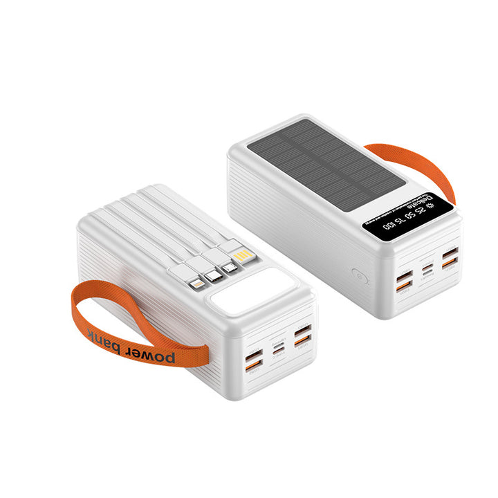 portable solar charger with integrated USB-C connection Bowlift