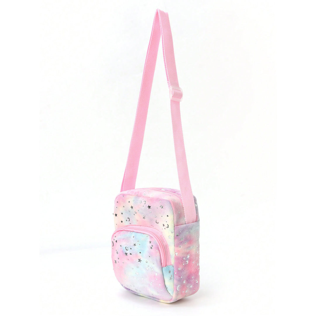 Fluffy shoulder bag with star motif Bowlift