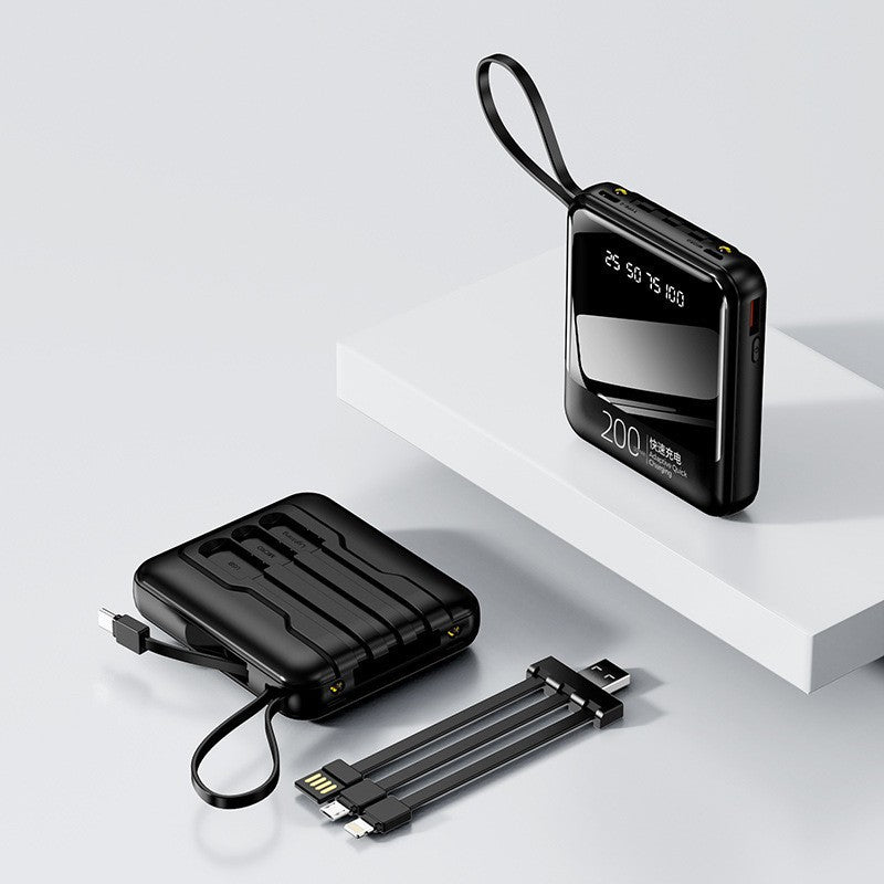 Portable power bank with smart charging and LCD display Bowlift