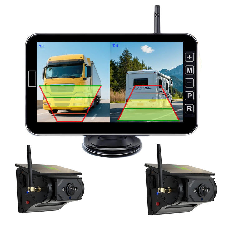 1080P Solar Magnetic Wireless Car Camera
