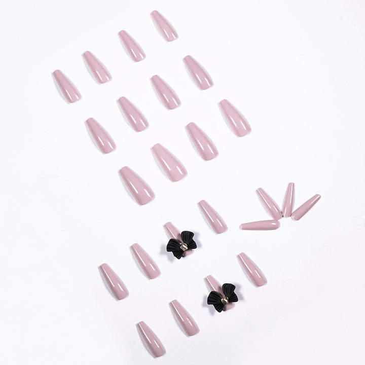 Artful Stiletto Nails with Elegant Decoration Bowlift