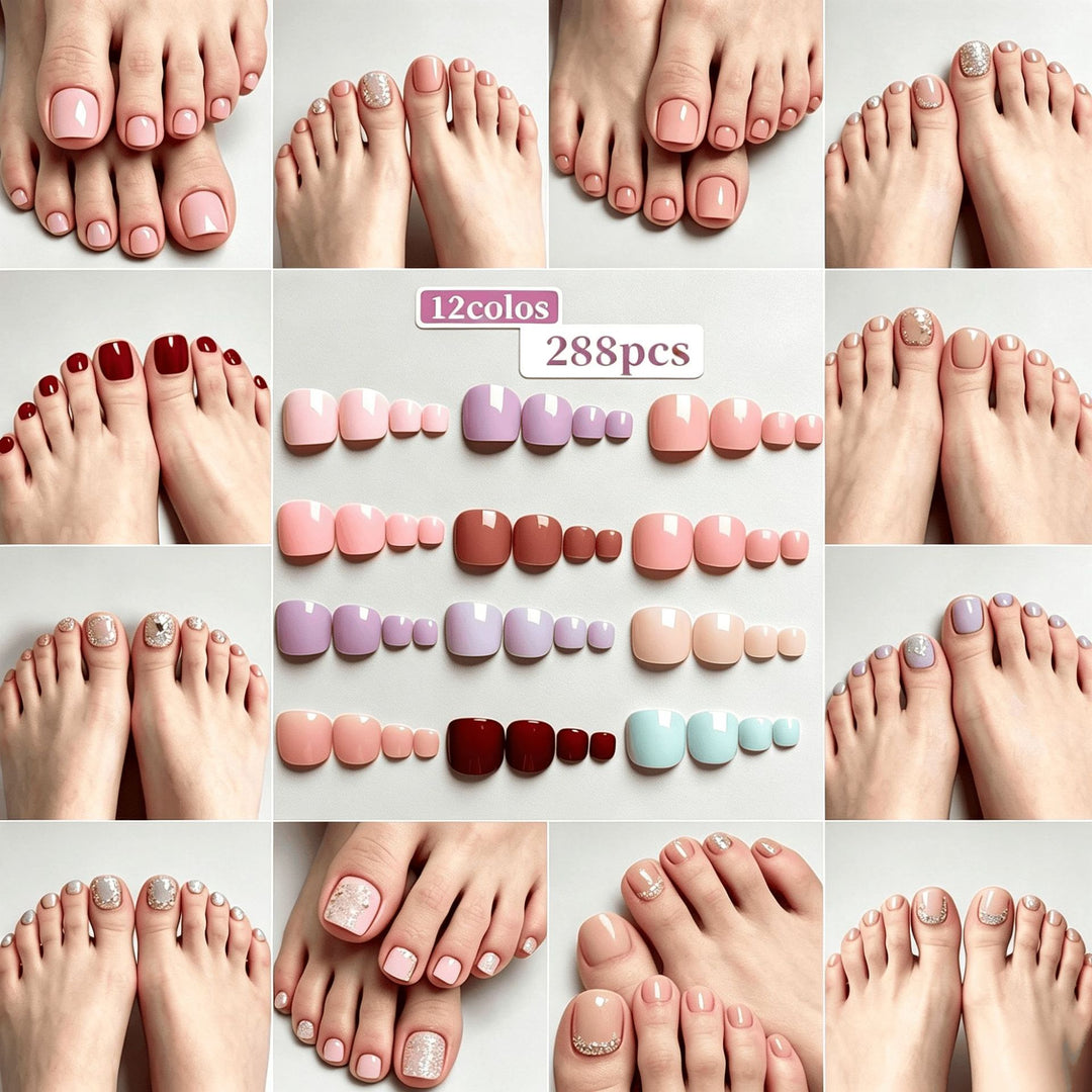 Premium Classic Press-On Nail Set Bowlift
