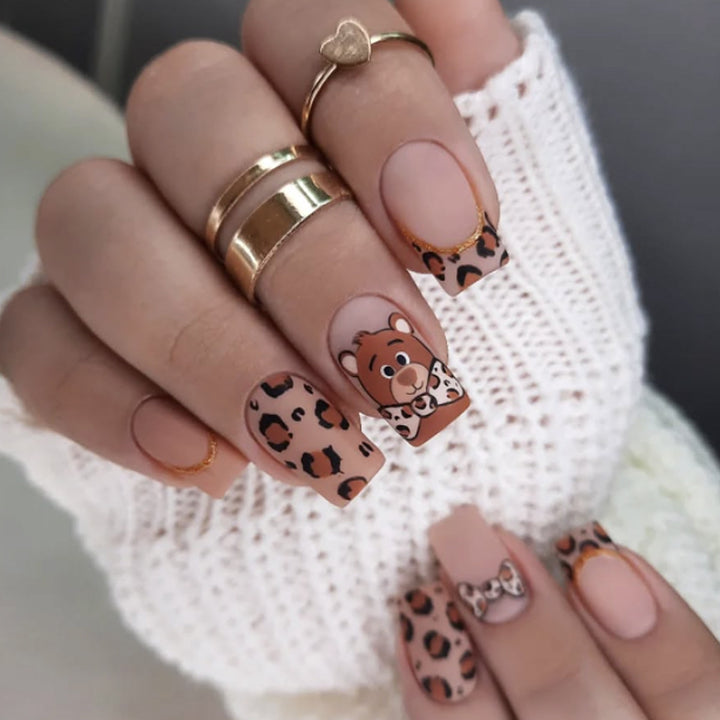 Playful Animal-Themed Nail Art Bowlift