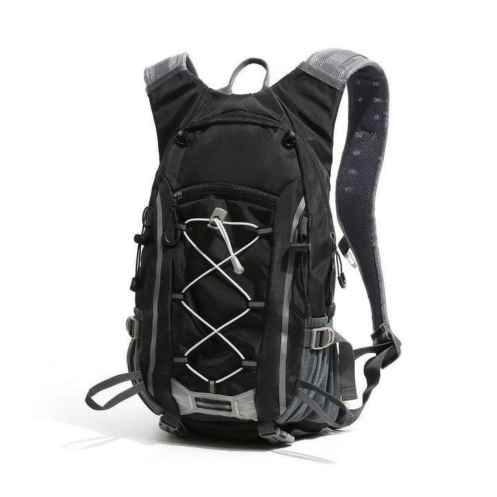 Sporty hiking backpack with ergonomic carrying system and reflective accents Bowlift