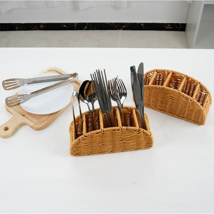 Woven Multi-Compartment Storage Caddy Bowlift