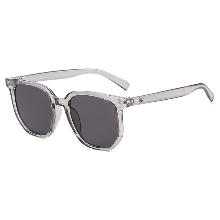 Ladies trendy square sunglasses with robust plastic frame Bowlift