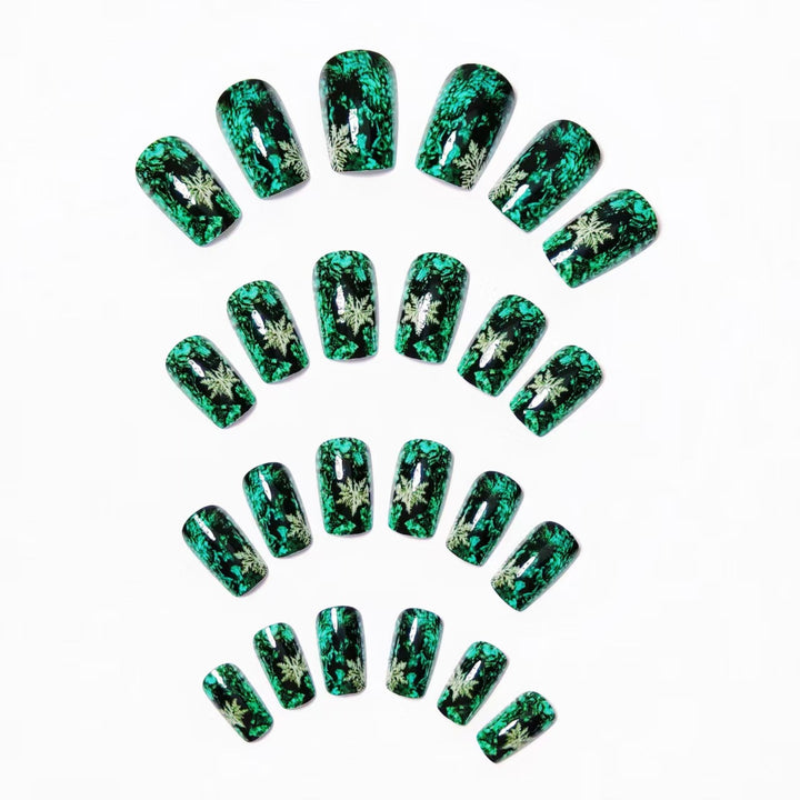 Festive Patterned Nail Art Bowlift