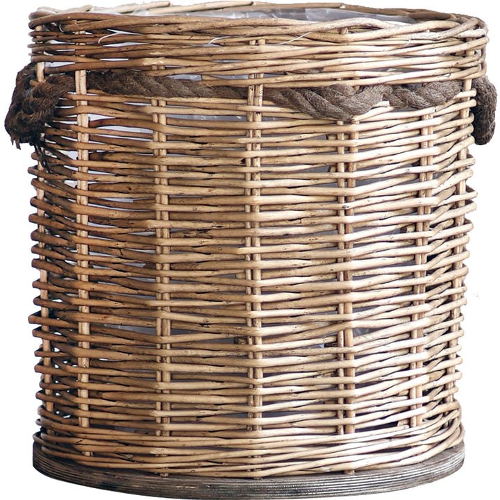 Handcrafted laundry basket with weaving Bowlift