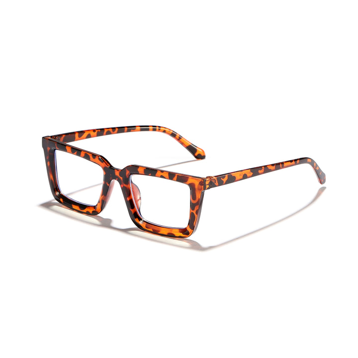 Women's modern square sunglasses with mirrored lenses Bowlift