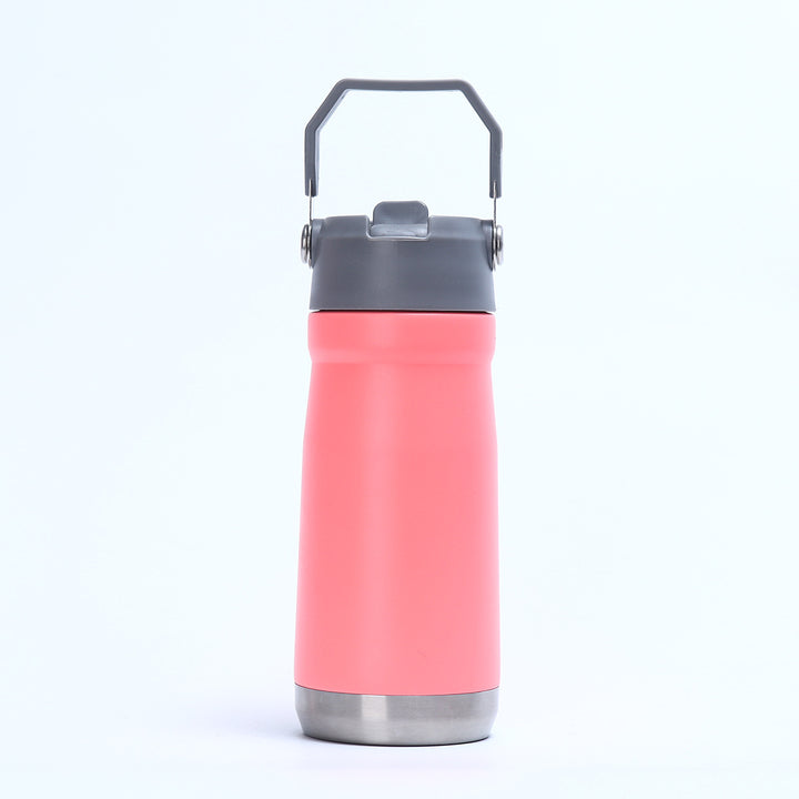 Women's Practical Insulated Drinking Bottle with Foldable Carry Handle Bowlift