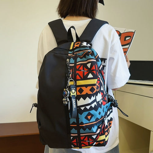 Graphic Print Backpack Bowlift
