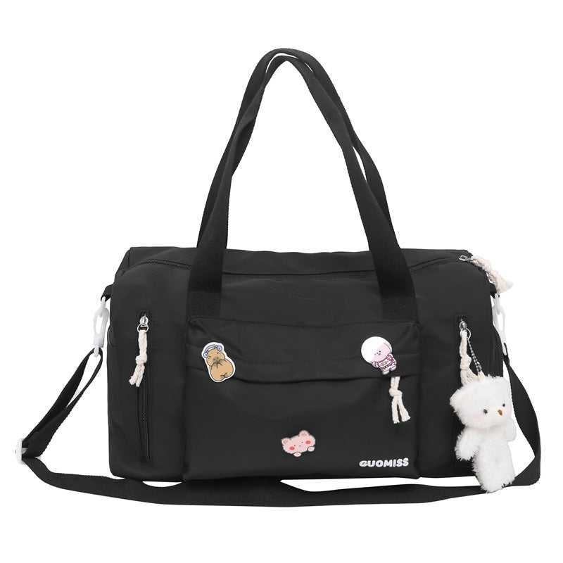 Sporty Travel Bag with Playful Designs Bowlift