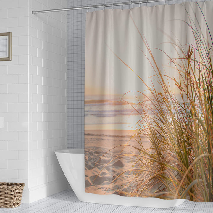 Floral Hydrangea Pattern Shower Curtain Bowlift