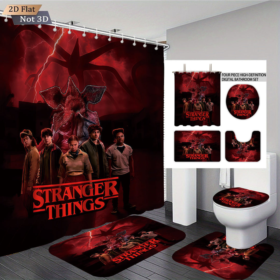 Stranger Things Adventure-Themed Digital Bathroom Set Bowlift