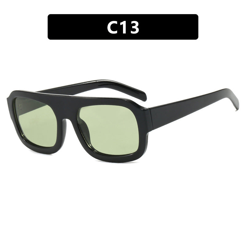 Women's oversized sunglasses with distinctive rectangular frame Bowlift