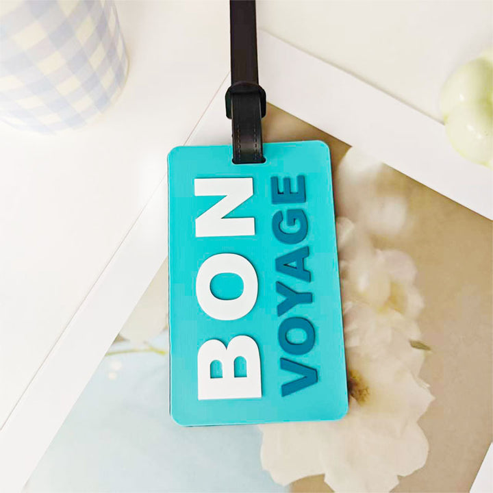 Unisex Abstract Mosaic Pattern Luggage Tag Bowlift